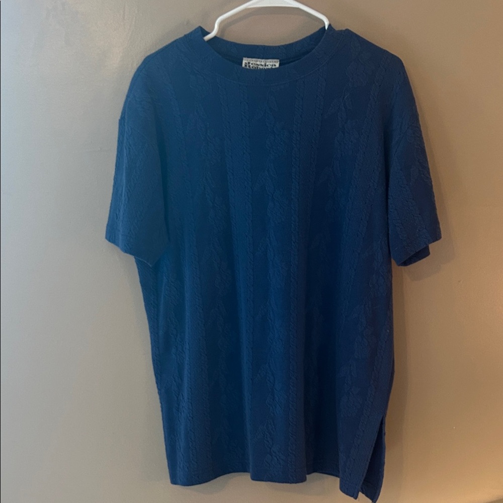 Vintage Women's Short Sleeve Crewneck Tee in Deep Navy